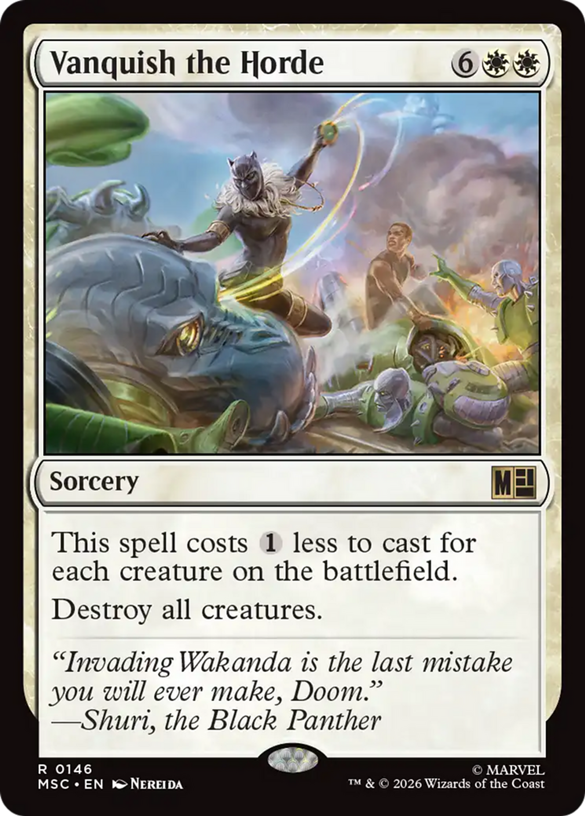 Vanquish the Horde — Marvel Super Heroes Commander — Magic: The Gathering