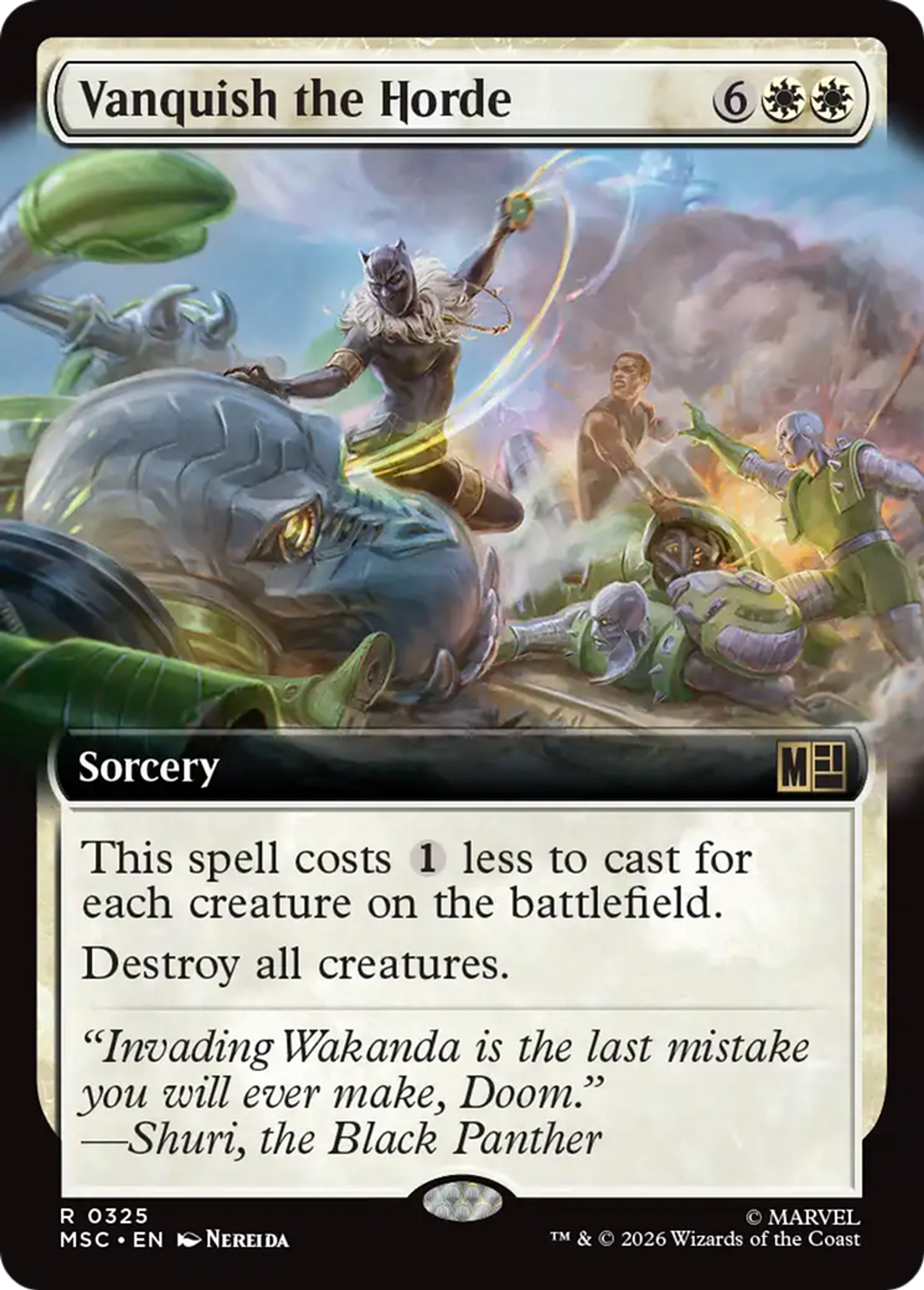 Vanquish the Horde — Marvel Super Heroes Commander — Magic: The Gathering