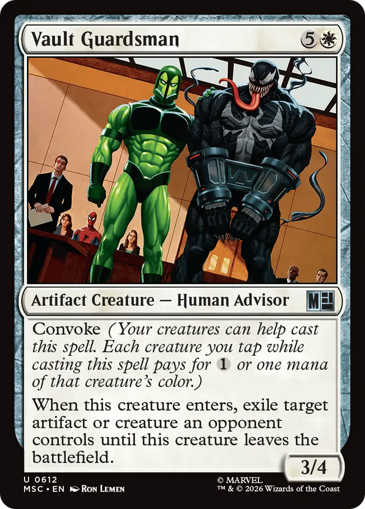 Vault Guardsman — Marvel Super Heroes Commander — Magic: The Gathering