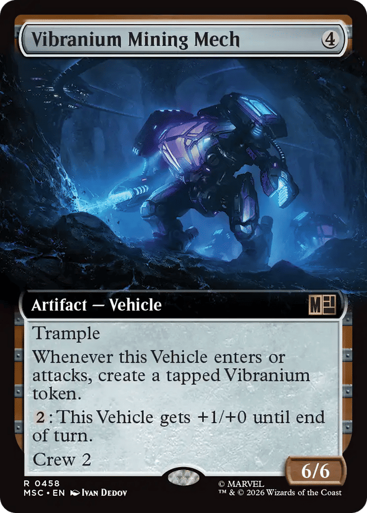 Vibranium Mining Mech — Marvel Super Heroes Commander — Magic: The Gathering