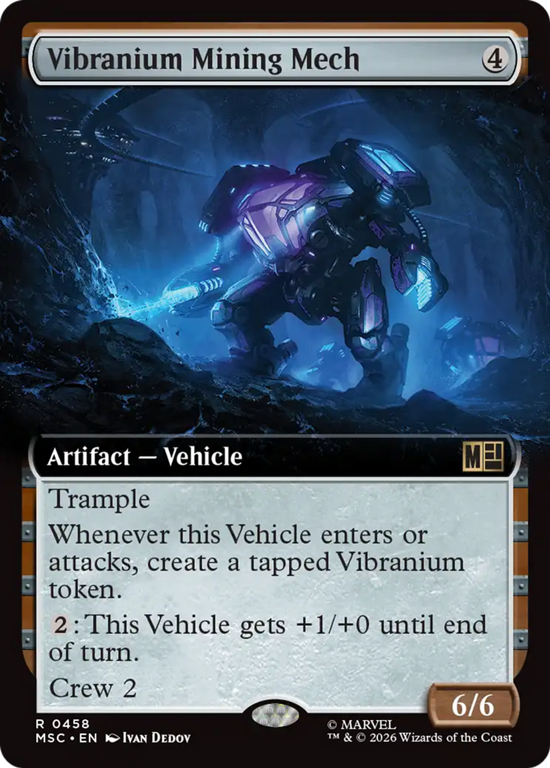 Vibranium Mining Mech — Marvel Super Heroes Commander — Magic: The Gathering