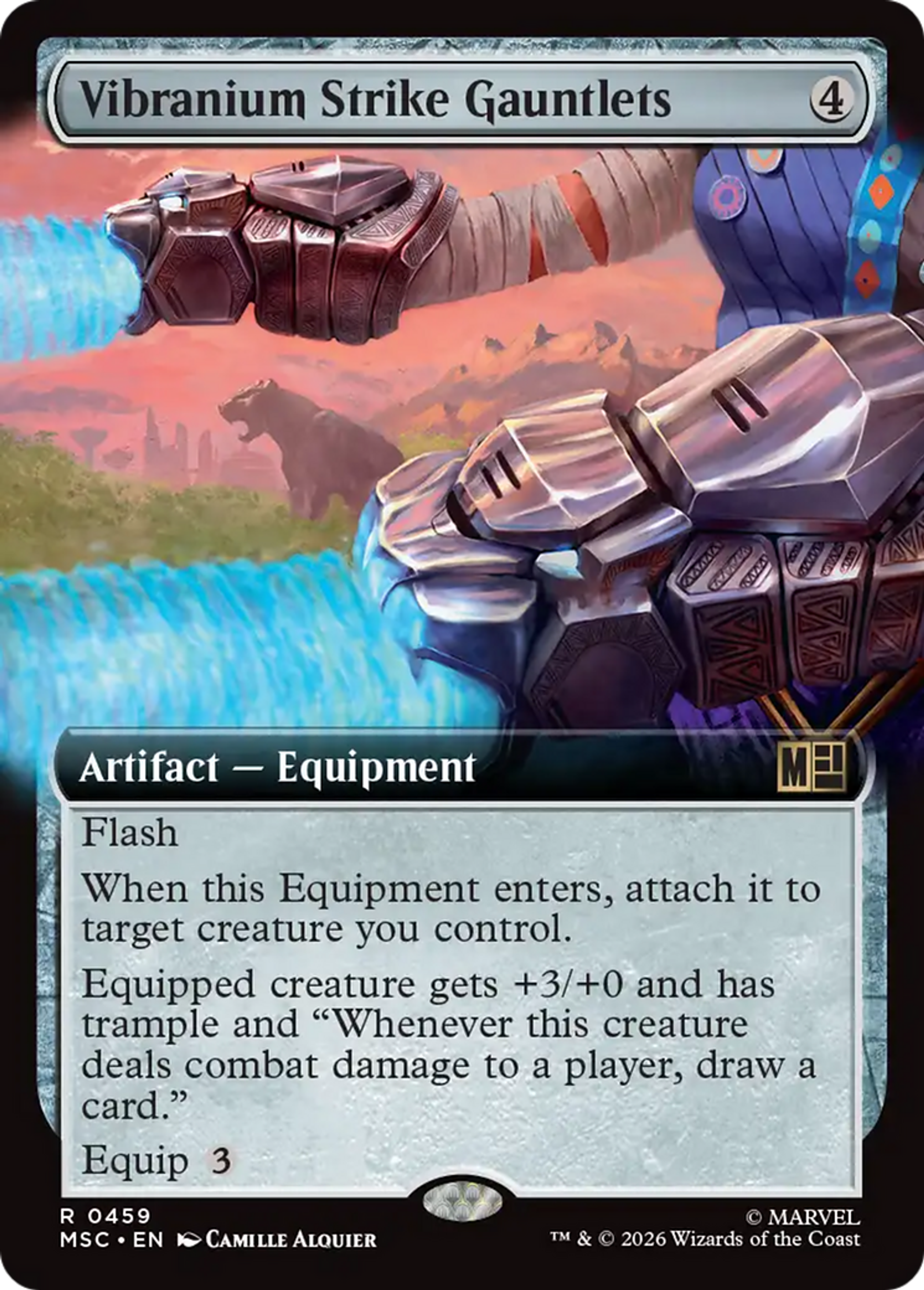 Vibranium Strike Gauntlets — Marvel Super Heroes Commander — Magic: The Gathering