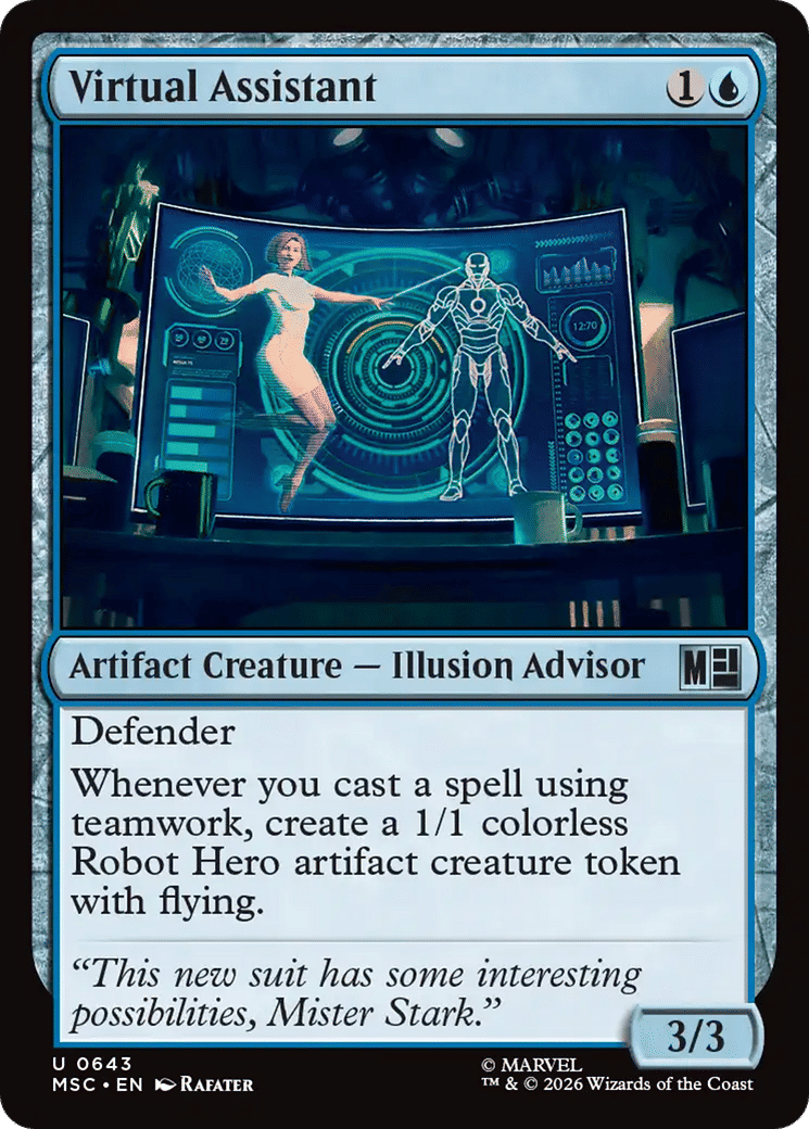 Virtual Assistant — Marvel Super Heroes Commander — Magic: The Gathering