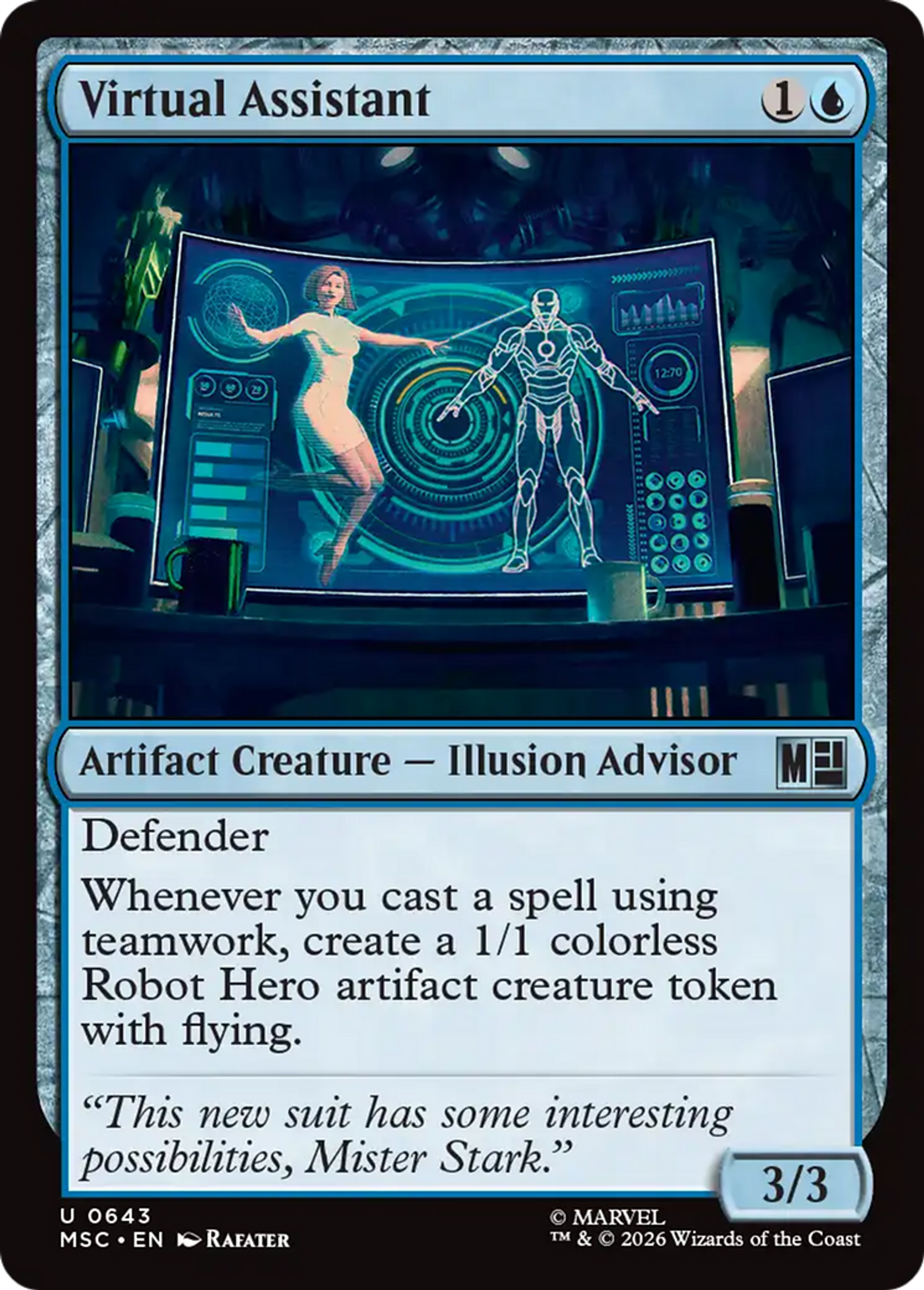 Virtual Assistant — Marvel Super Heroes Commander — Magic: The Gathering