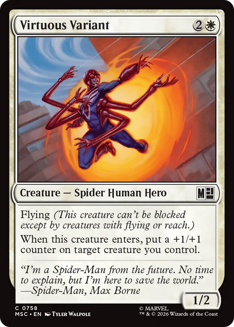 Virtuous Variant — Marvel Super Heroes Commander — Magic: The Gathering