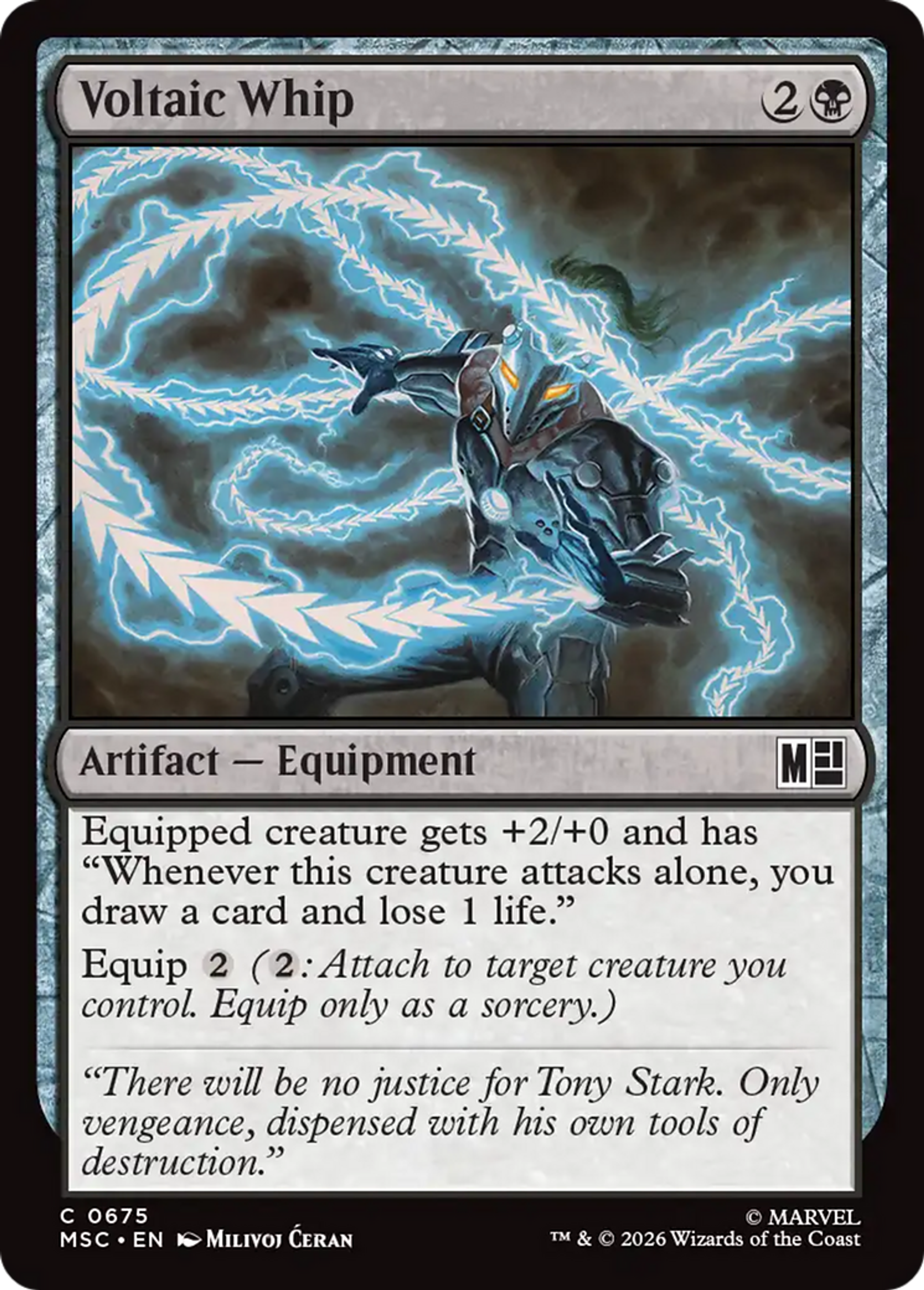 Voltaic Whip — Marvel Super Heroes Commander — Magic: The Gathering