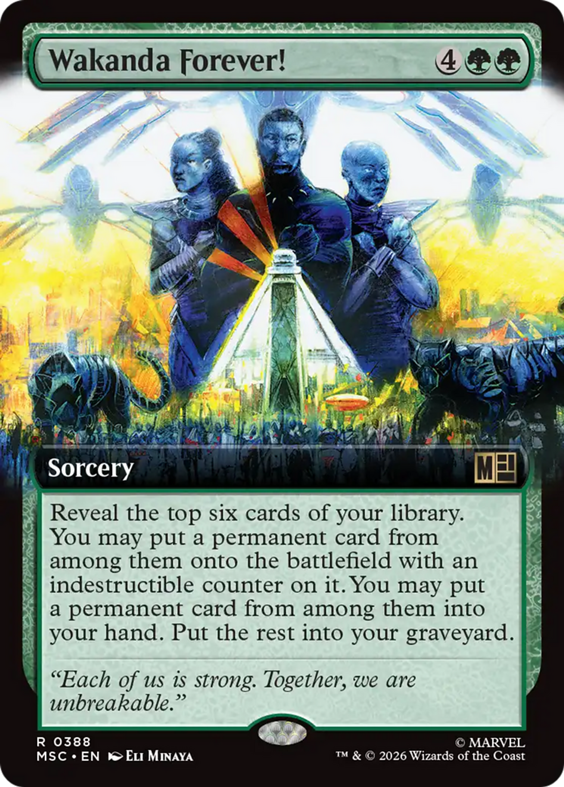 Wakanda Forever! — Marvel Super Heroes Commander — Magic: The Gathering