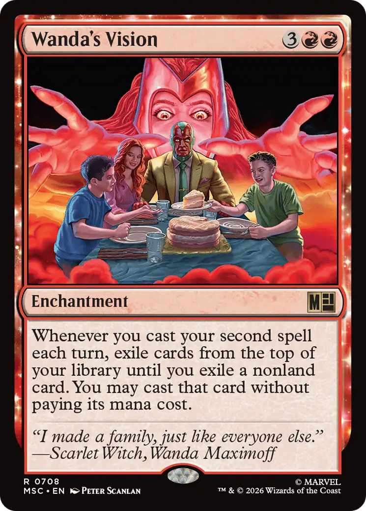 Vision de Wanda — Marvel Super Heroes Commander — Magic: The Gathering