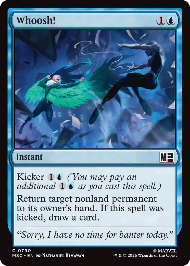 Whoosh! — Marvel Super Heroes Commander — Magic: The Gathering