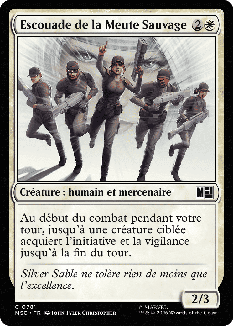 Escouade de la Meute Sauvage from Marvel Super Heroes Commander - Magic: The Gathering