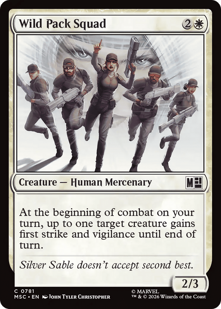Wild Pack Squad — Marvel Super Heroes Commander — Magic: The Gathering