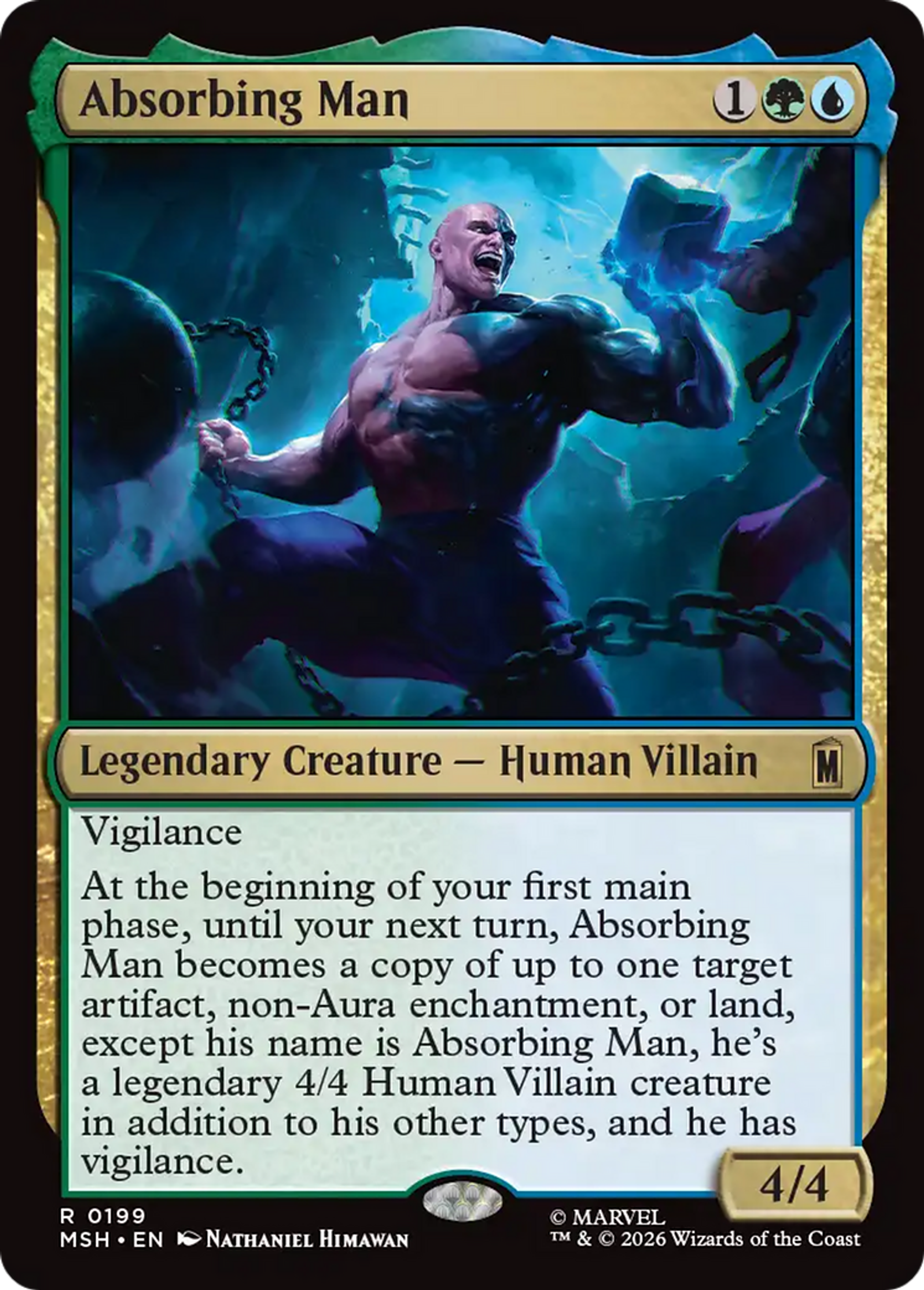 Absorbing Man — Marvel Super Heroes — Magic: The Gathering