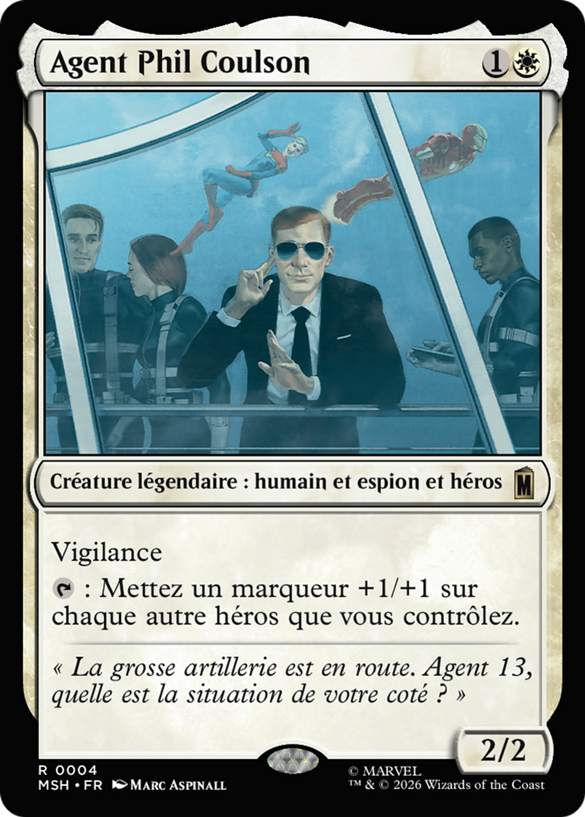 Agent Phil Coulson — Marvel Super Heroes — Magic: The Gathering