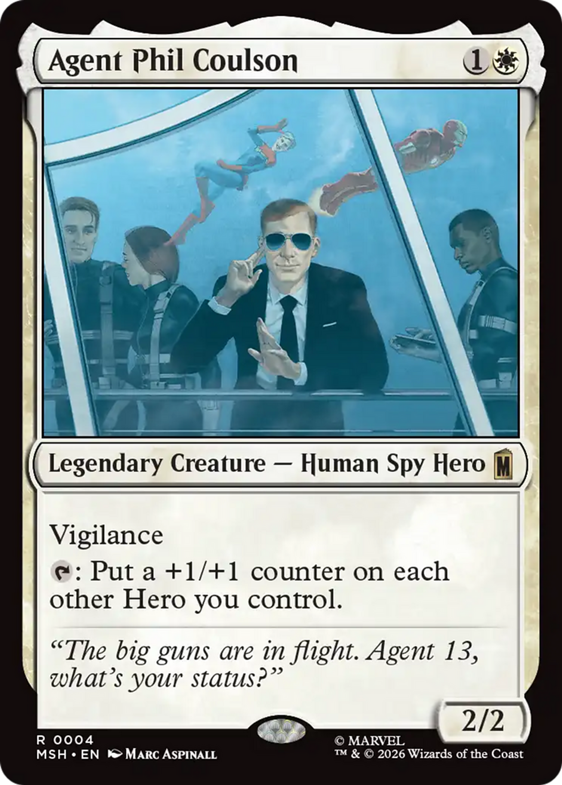Agent Phil Coulson — Marvel Super Heroes — Magic: The Gathering