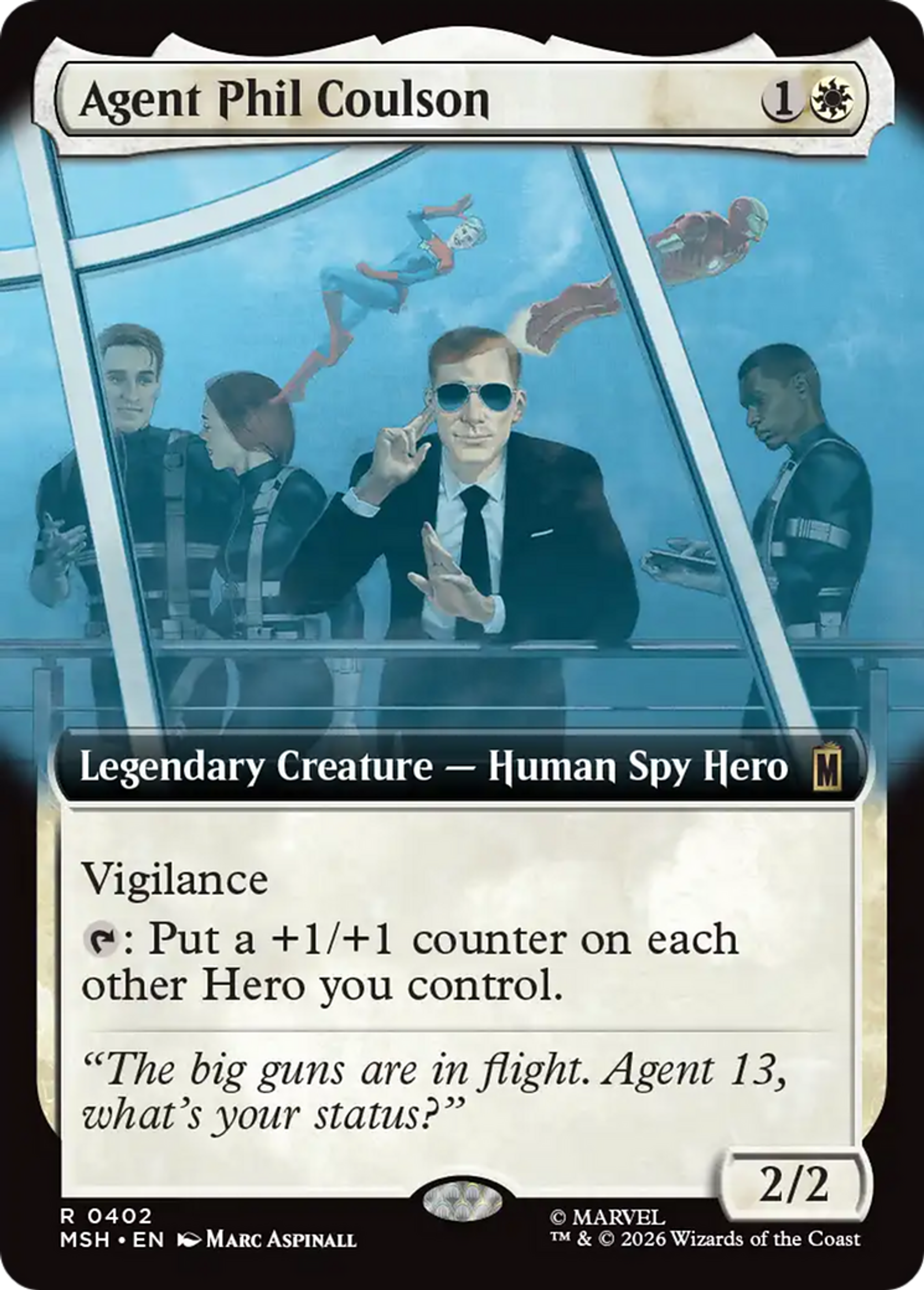 Agent Phil Coulson — Marvel Super Heroes — Magic: The Gathering