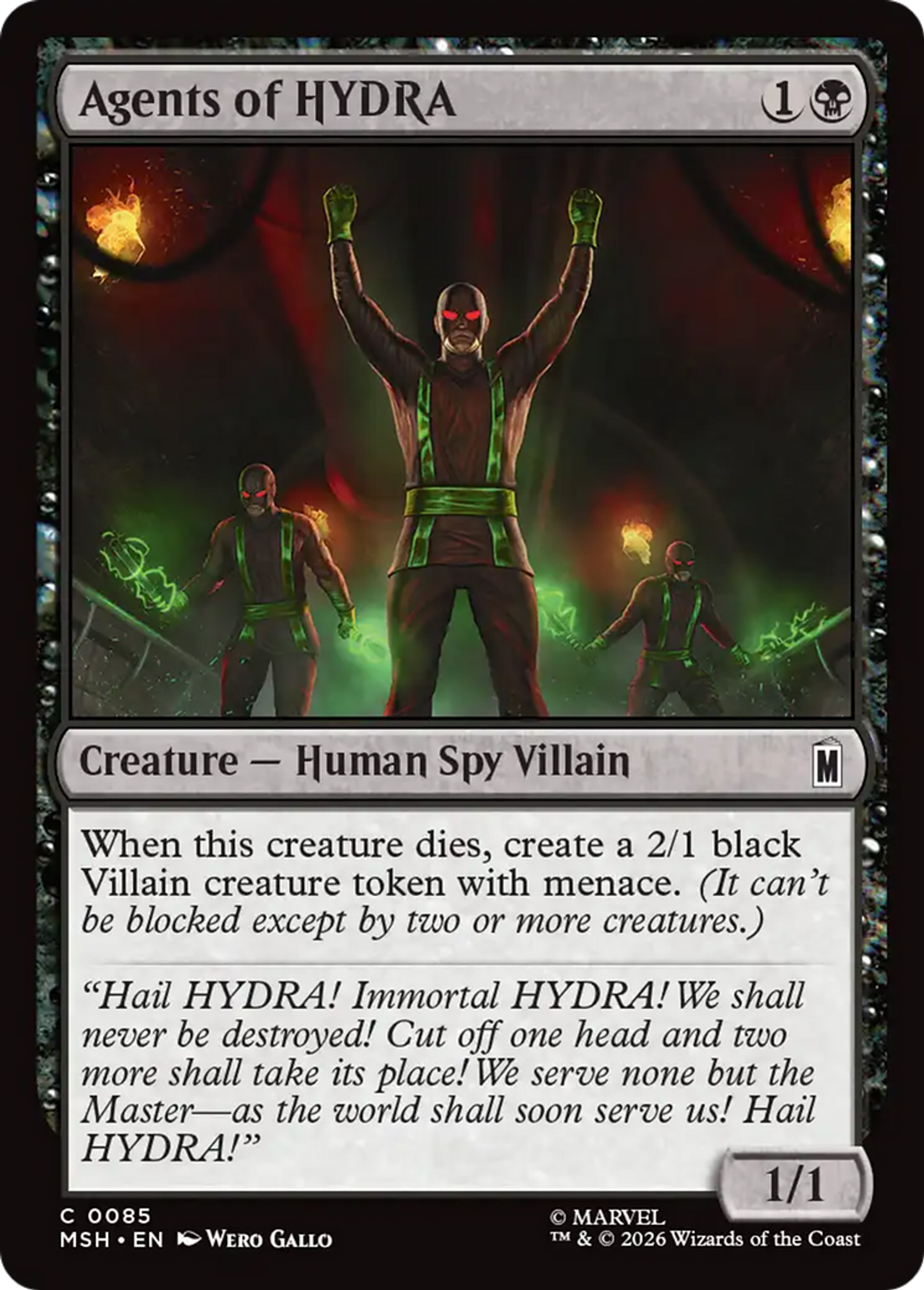 Agents of HYDRA — Marvel Super Heroes — Magic: The Gathering