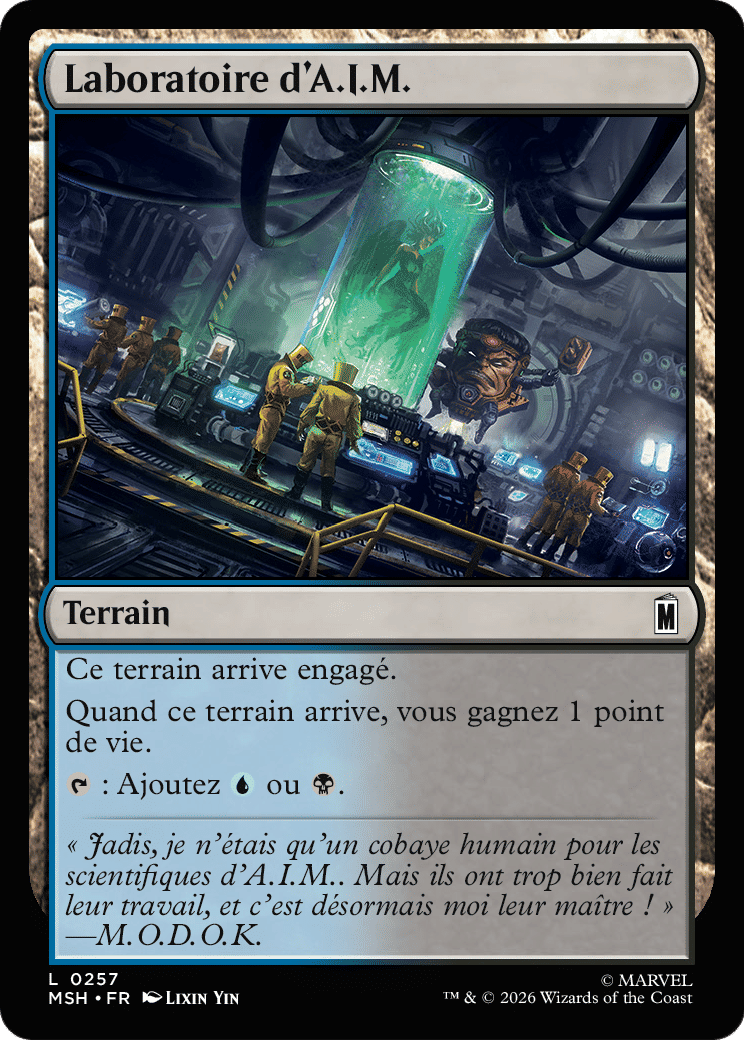 Laboratoire d'A.I.M. — Marvel Super Heroes — Magic: The Gathering