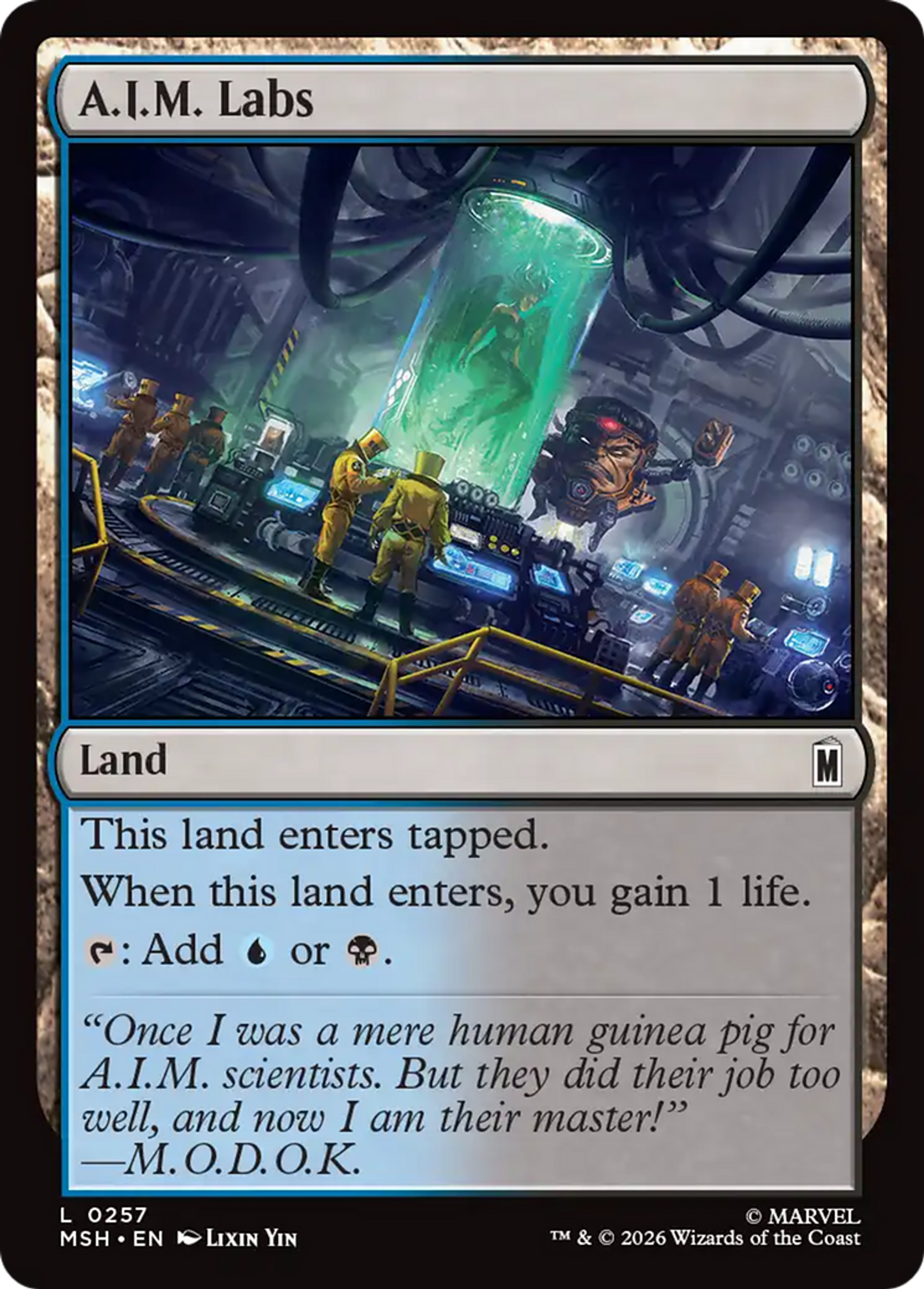 A.I.M. Labs — Marvel Super Heroes — Magic: The Gathering