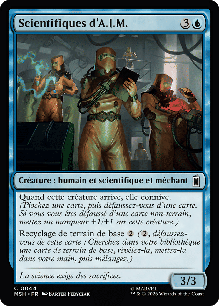 Scientifiques d'A.I.M. — Marvel Super Heroes — Magic: The Gathering