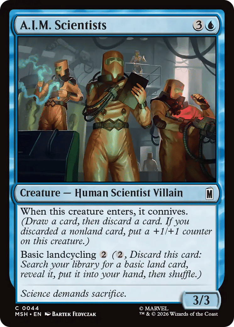 A.I.M. Scientists — Marvel Super Heroes — Magic: The Gathering