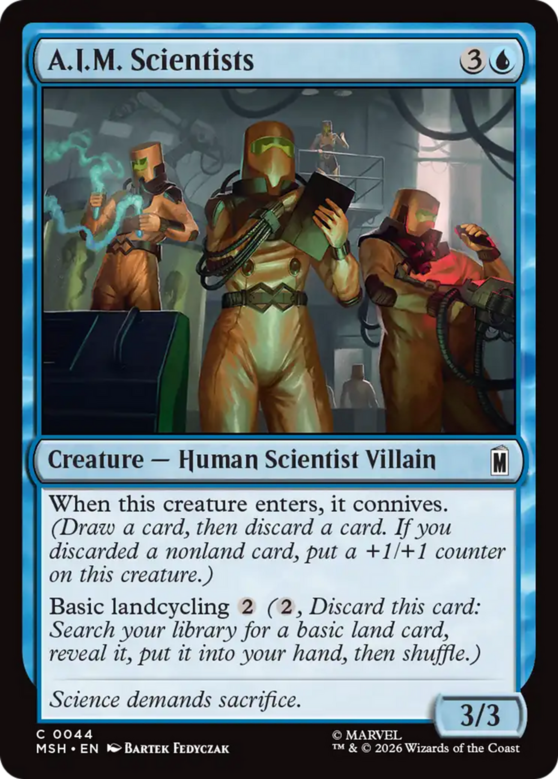 Scientifiques d'A.I.M. — Marvel Super Heroes — Magic: The Gathering