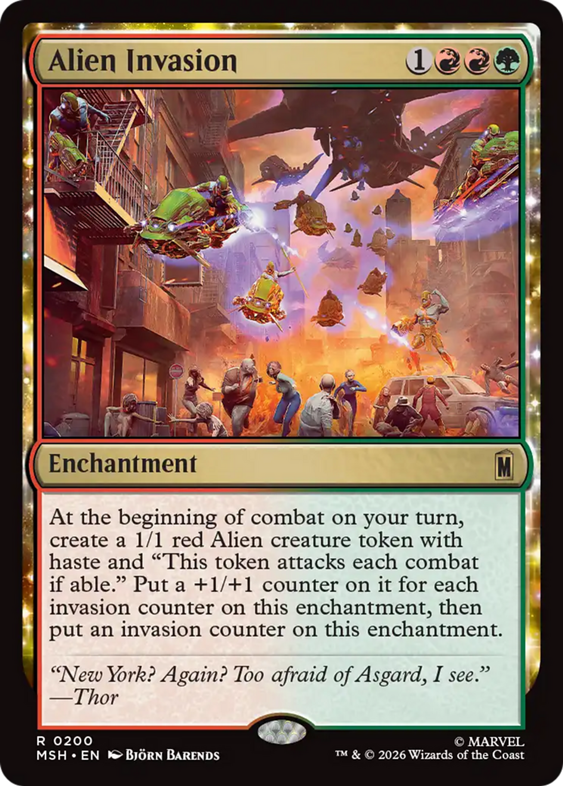 Alien Invasion — Marvel Super Heroes — Magic: The Gathering