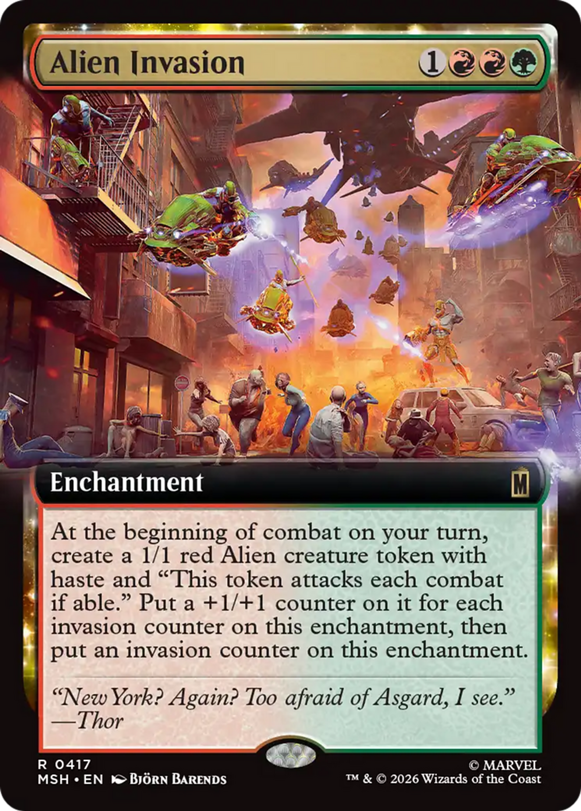 Invasion extraterrestre — Marvel Super Heroes — Magic: The Gathering