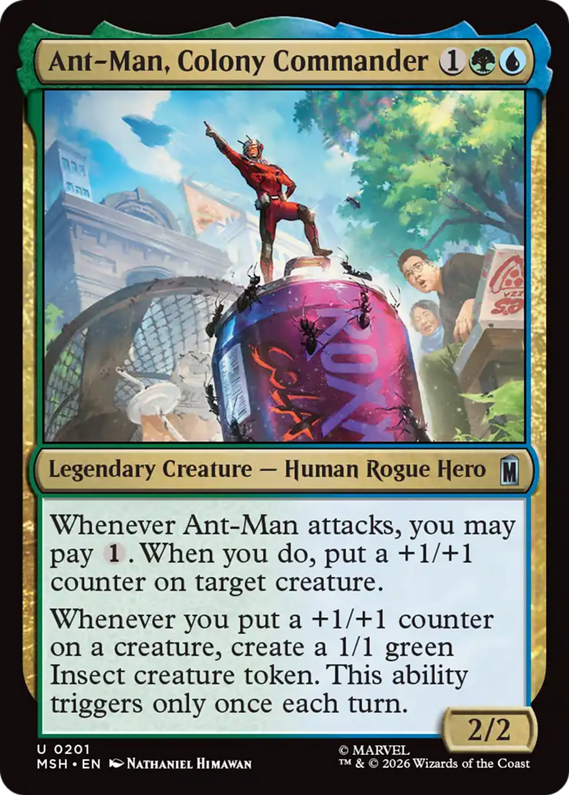 Ant-Man, commandant de colonie — Marvel Super Heroes — Magic: The Gathering