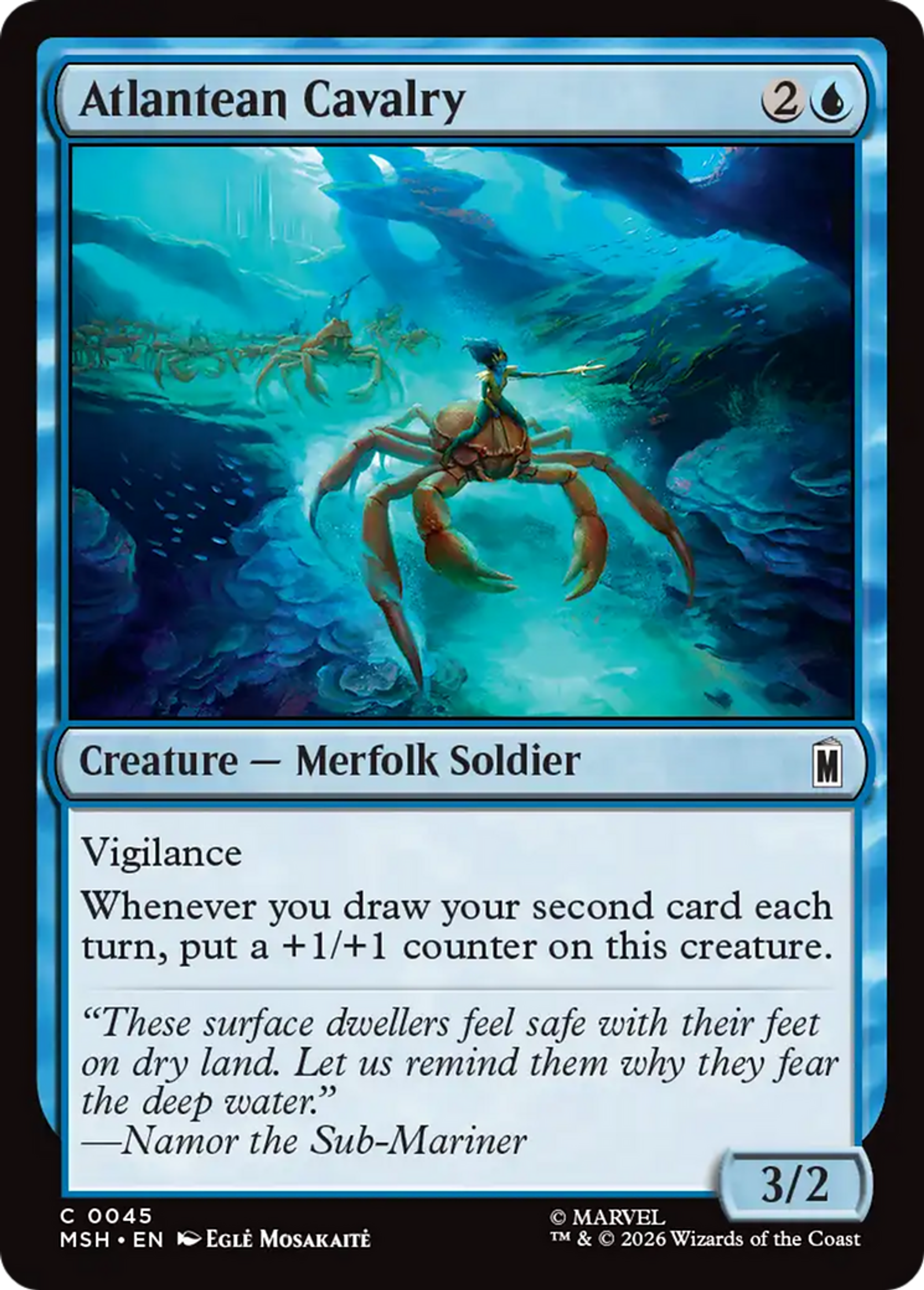 Cavalerie atlante — Marvel Super Heroes — Magic: The Gathering