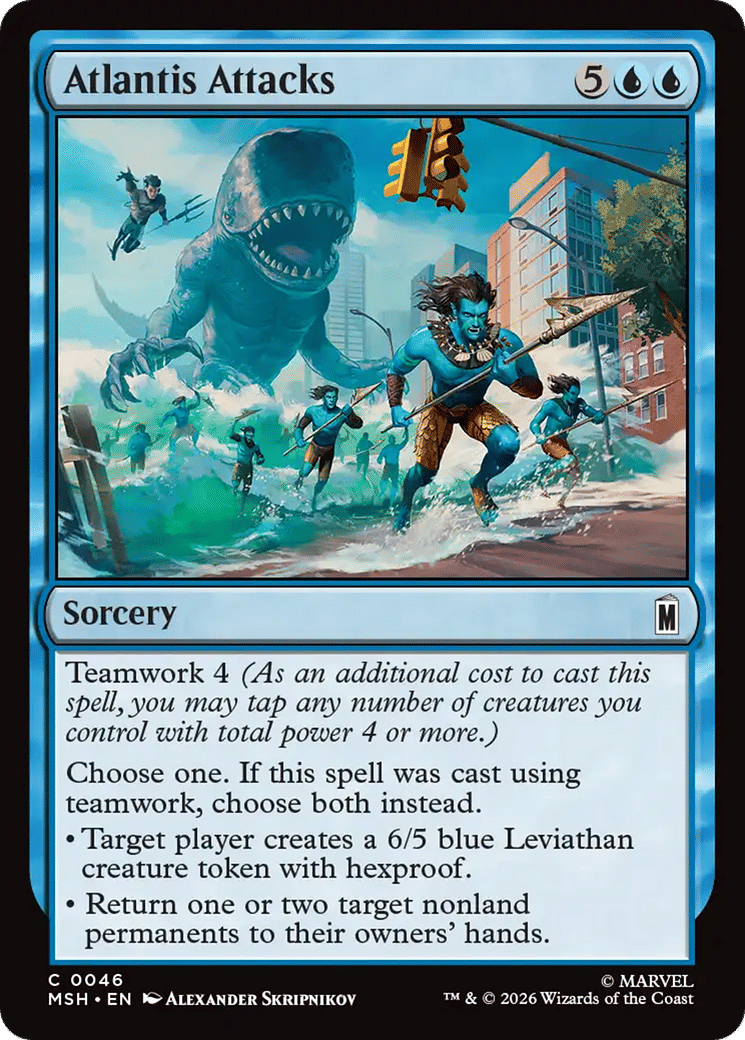 Attaque d'Atlantis — Marvel Super Heroes — Magic: The Gathering