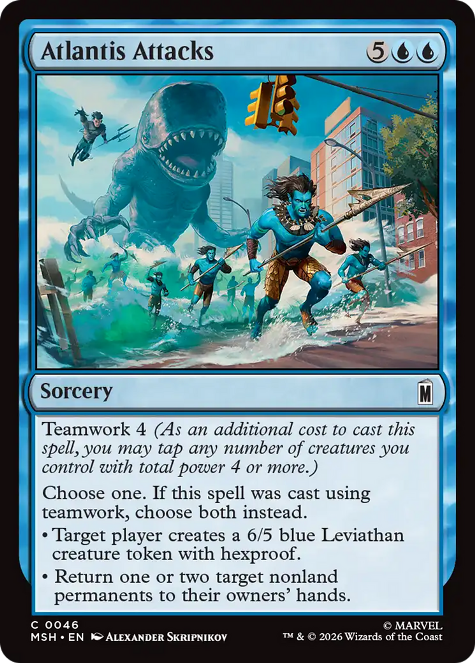 Attaque d'Atlantis — Marvel Super Heroes — Magic: The Gathering
