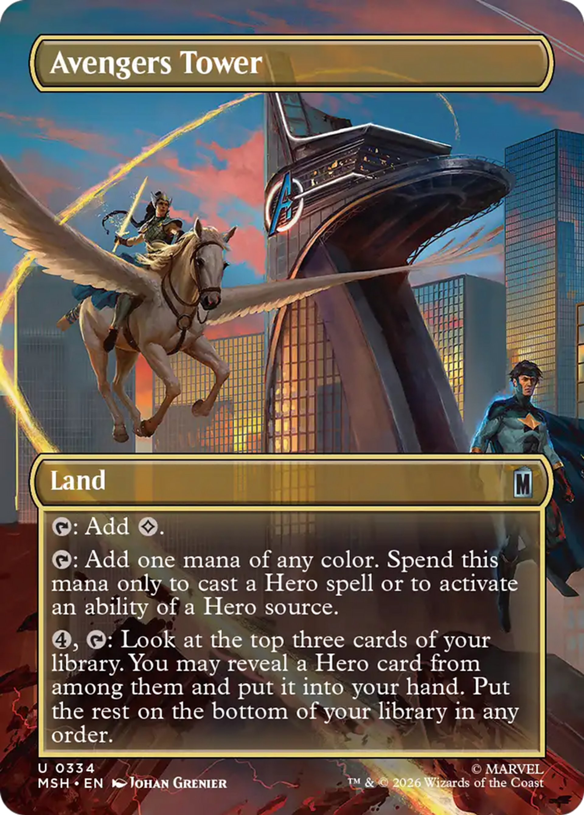 Avengers Tower — Marvel Super Heroes — Magic: The Gathering