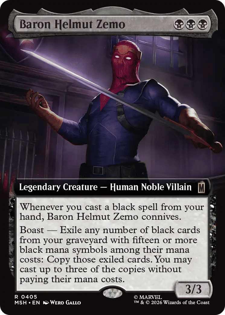 Baron Helmut Zemo — Marvel Super Heroes — Magic: The Gathering