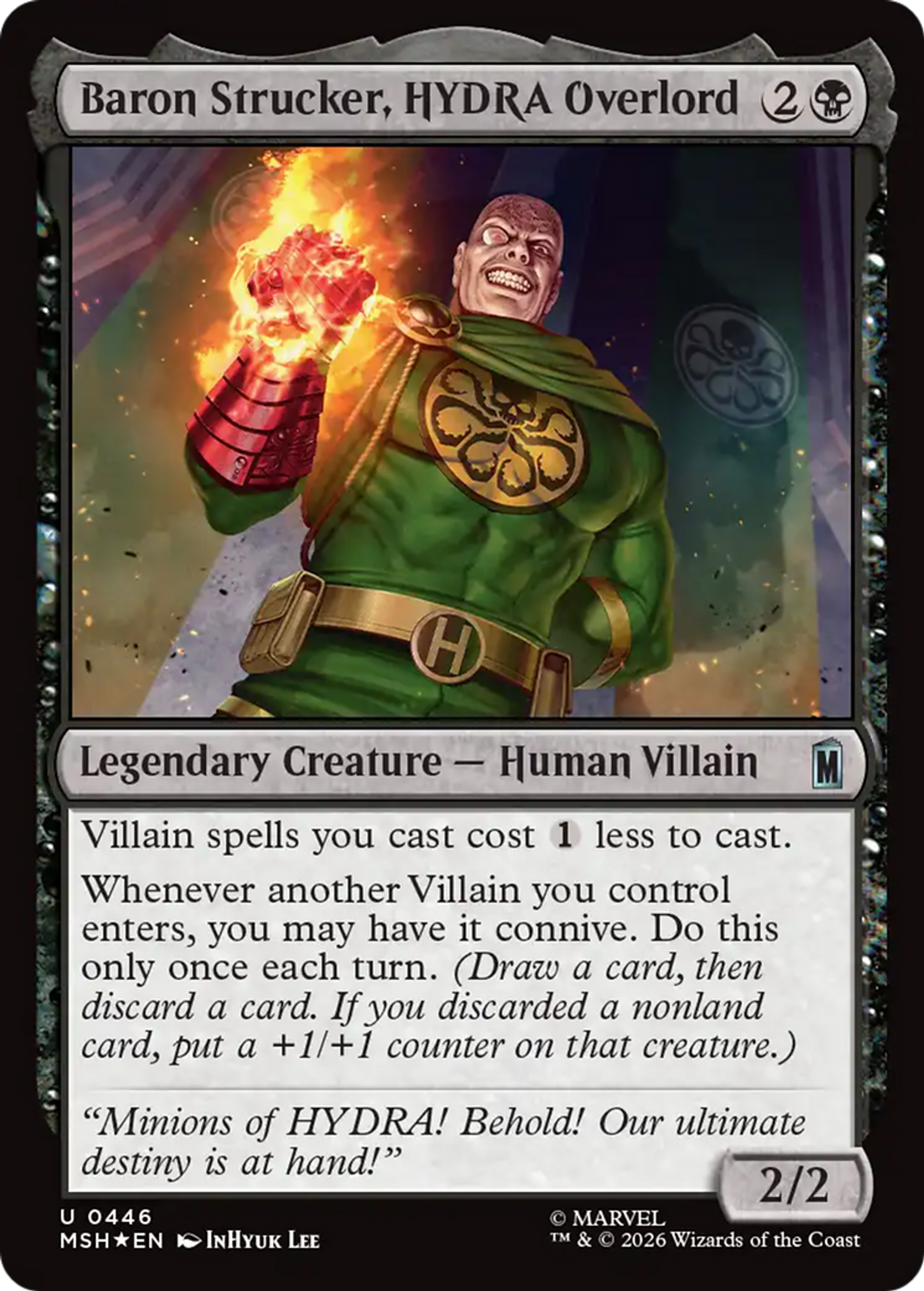 Baron Strucker, HYDRA Overlord — Marvel Super Heroes — Magic: The Gathering