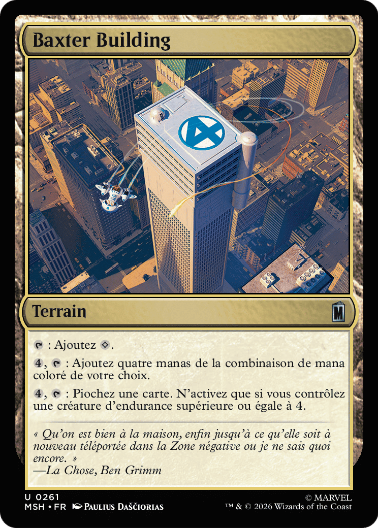 Baxter Building — Marvel Super Heroes — Magic: The Gathering