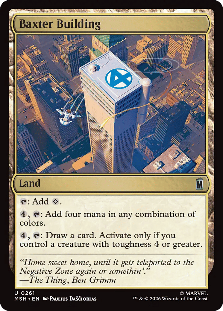 Baxter Building — Marvel Super Heroes — Magic: The Gathering