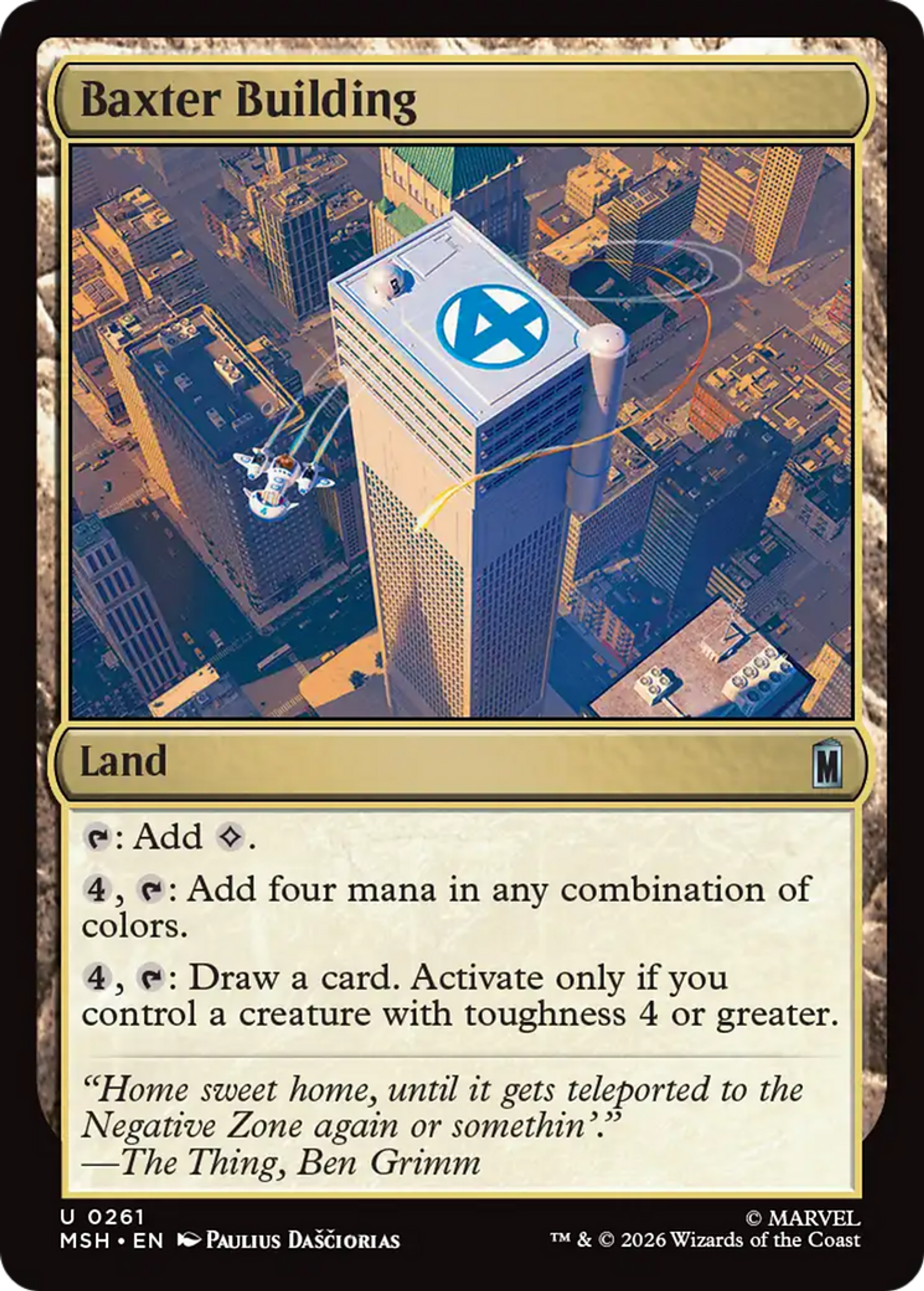 Baxter Building — Marvel Super Heroes — Magic: The Gathering