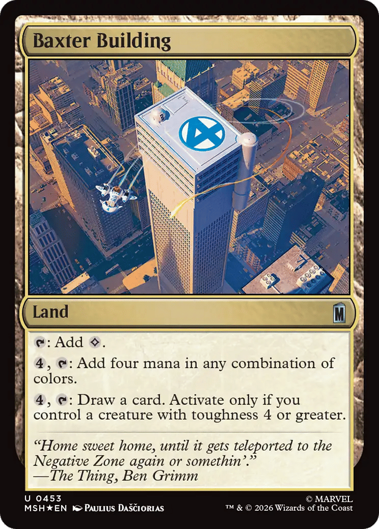 Baxter Building — Marvel Super Heroes — Magic: The Gathering