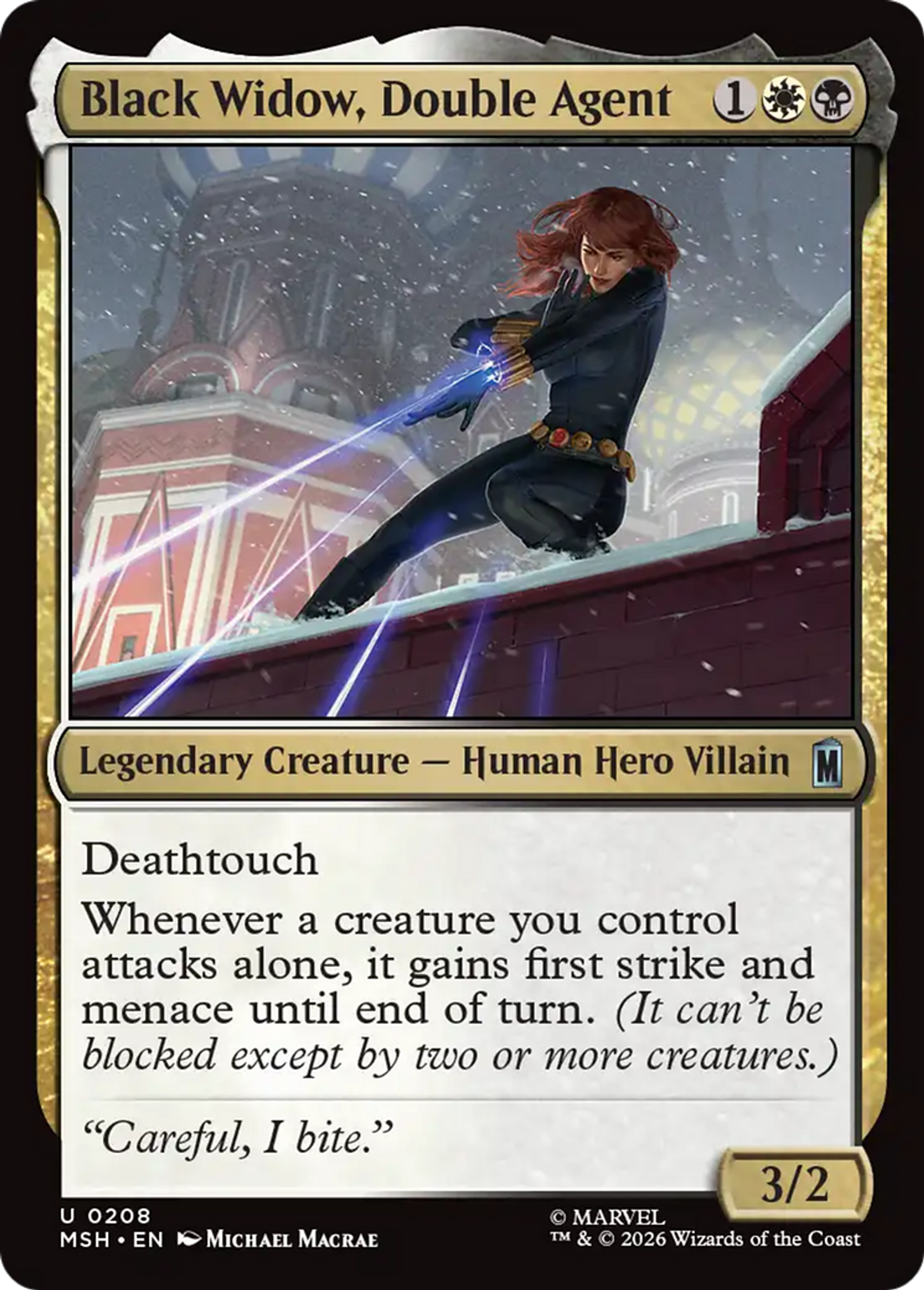 Black Widow, Double Agent — Marvel Super Heroes — Magic: The Gathering