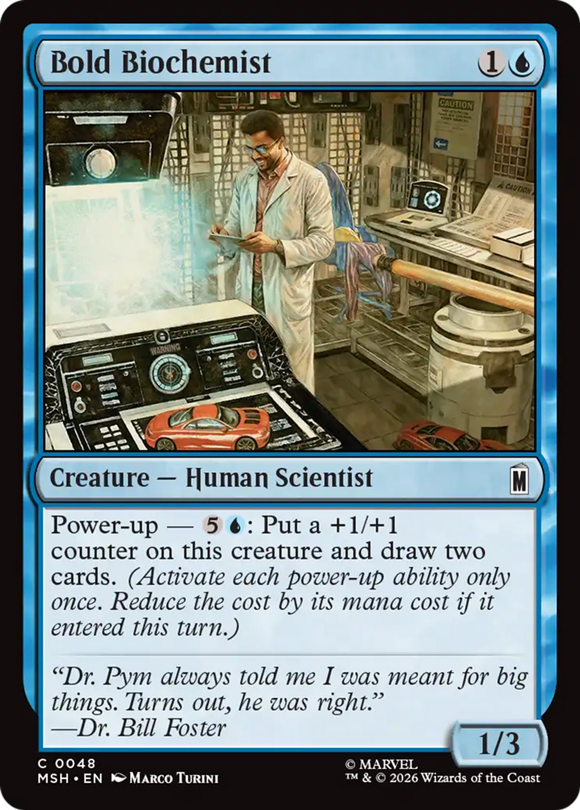Biochimiste audacieux — Marvel Super Heroes — Magic: The Gathering