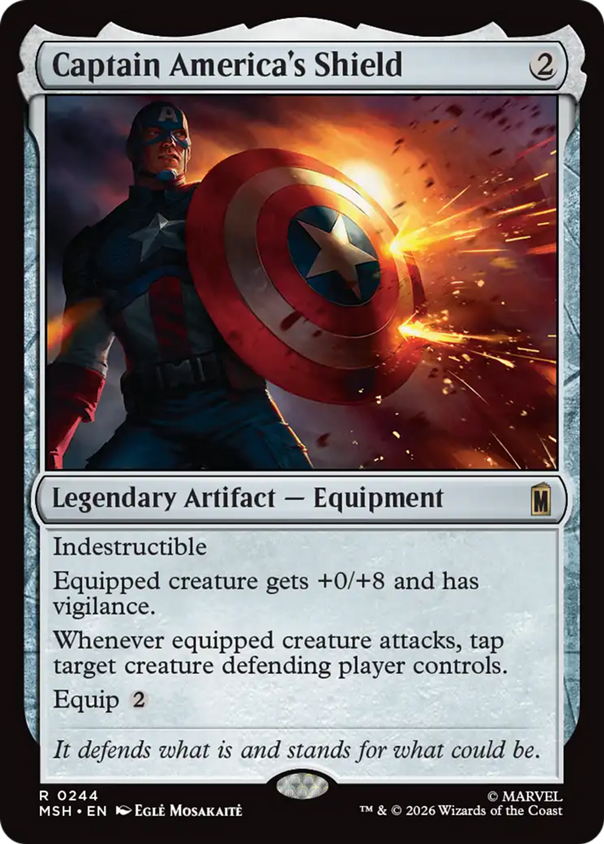 Captain America's Shield — Marvel Super Heroes — Magic: The Gathering