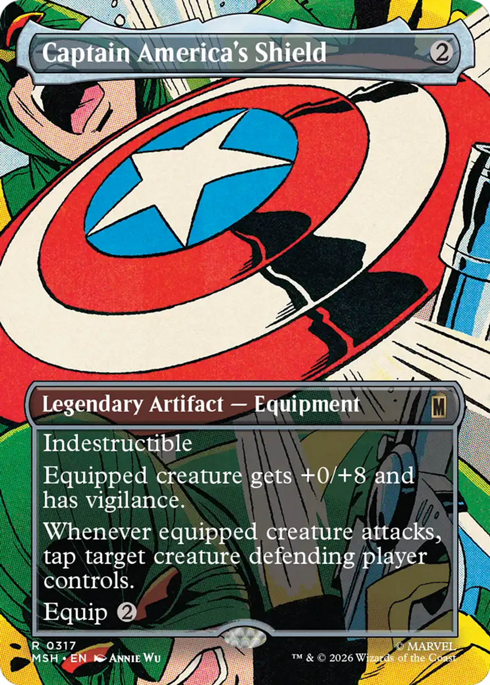 Bouclier de Captain America — Marvel Super Heroes — Magic: The Gathering