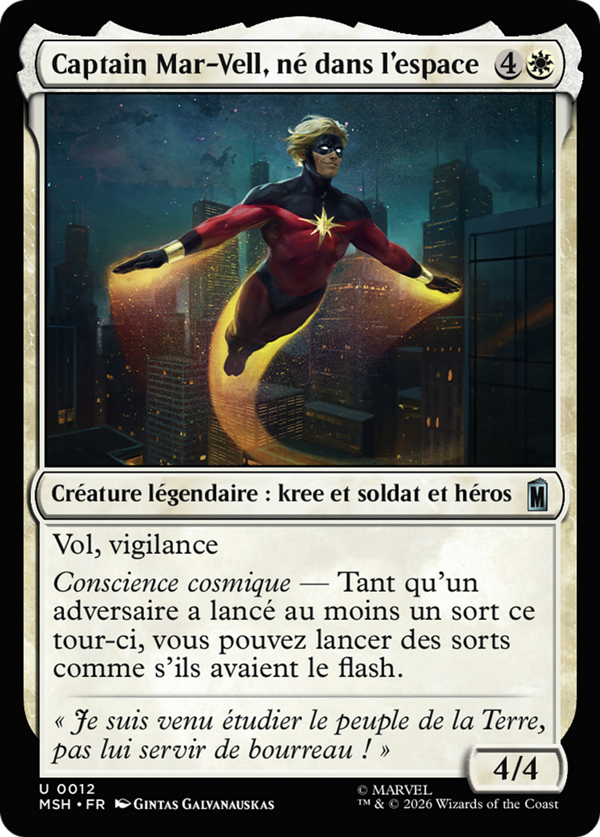 Captain Mar-Vell, né dans l'espace — Marvel Super Heroes — Magic: The Gathering