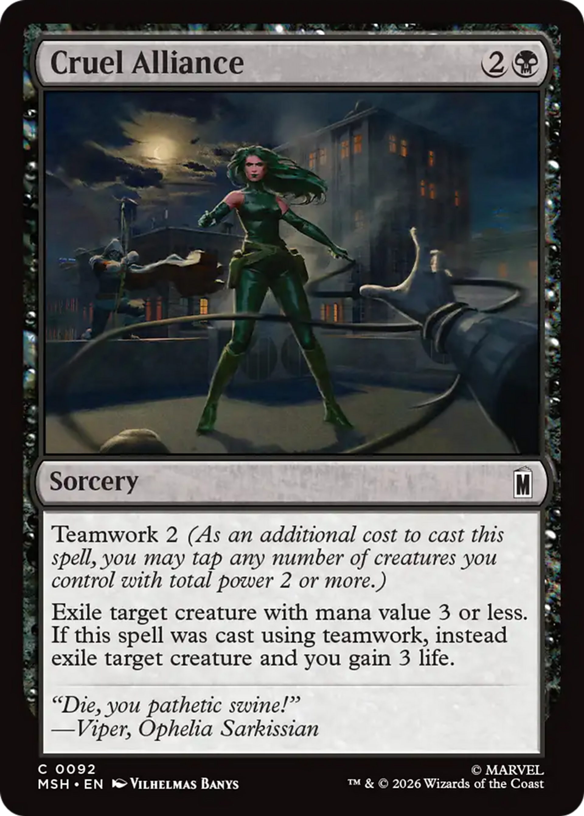 Alliance cruelle — Marvel Super Heroes — Magic: The Gathering