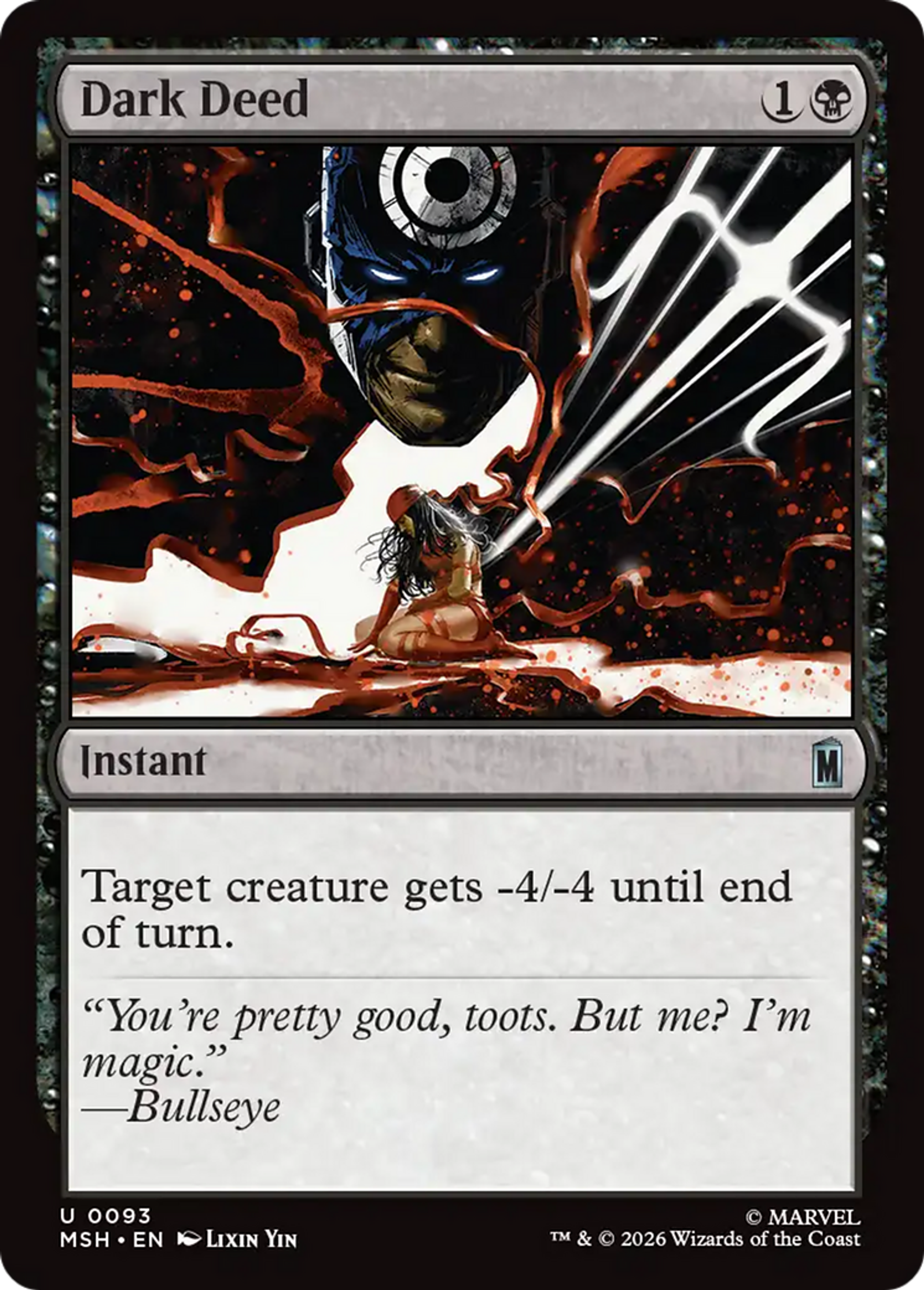 Acte obscur — Marvel Super Heroes — Magic: The Gathering
