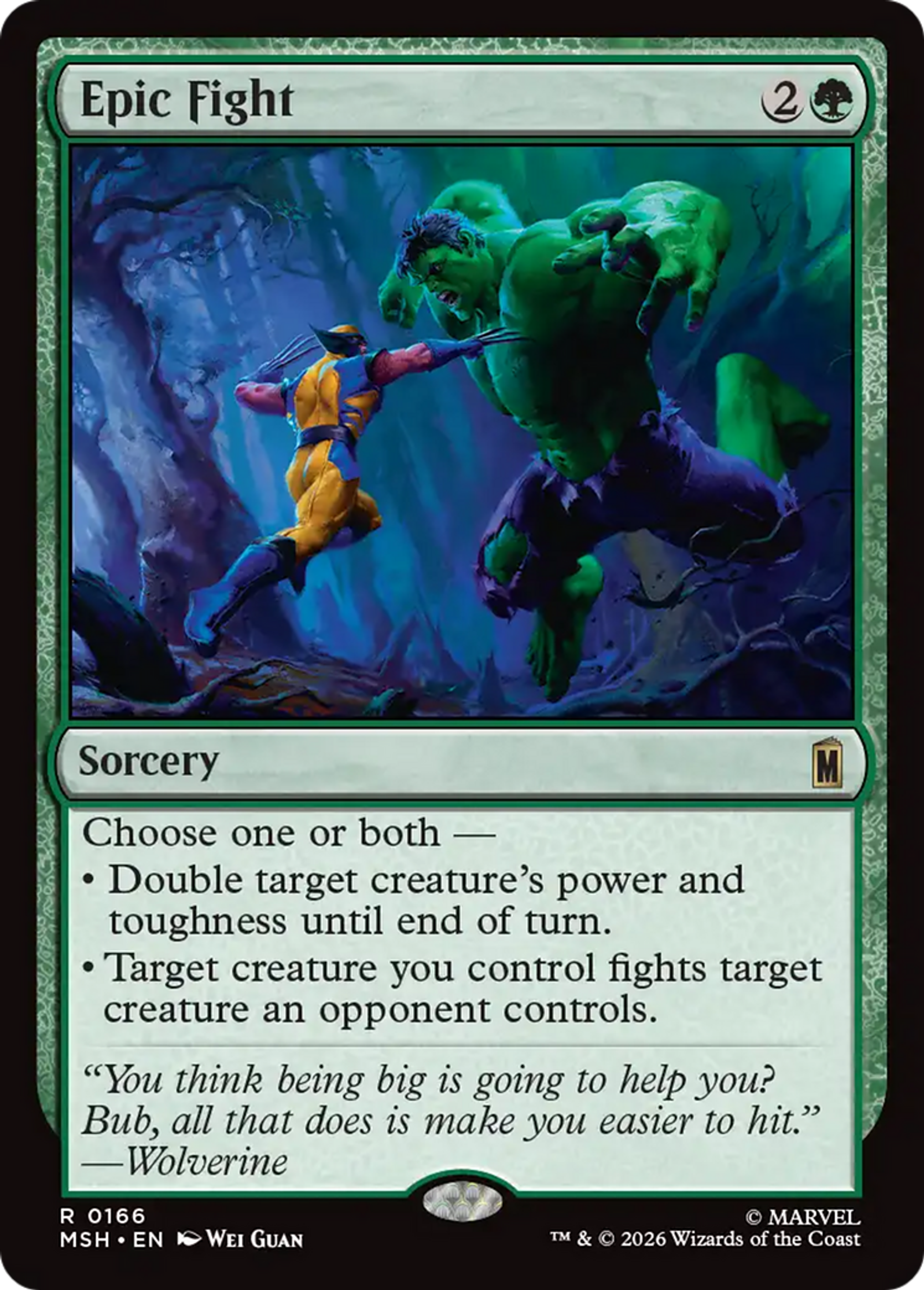 Epic Fight — Marvel Super Heroes — Magic: The Gathering