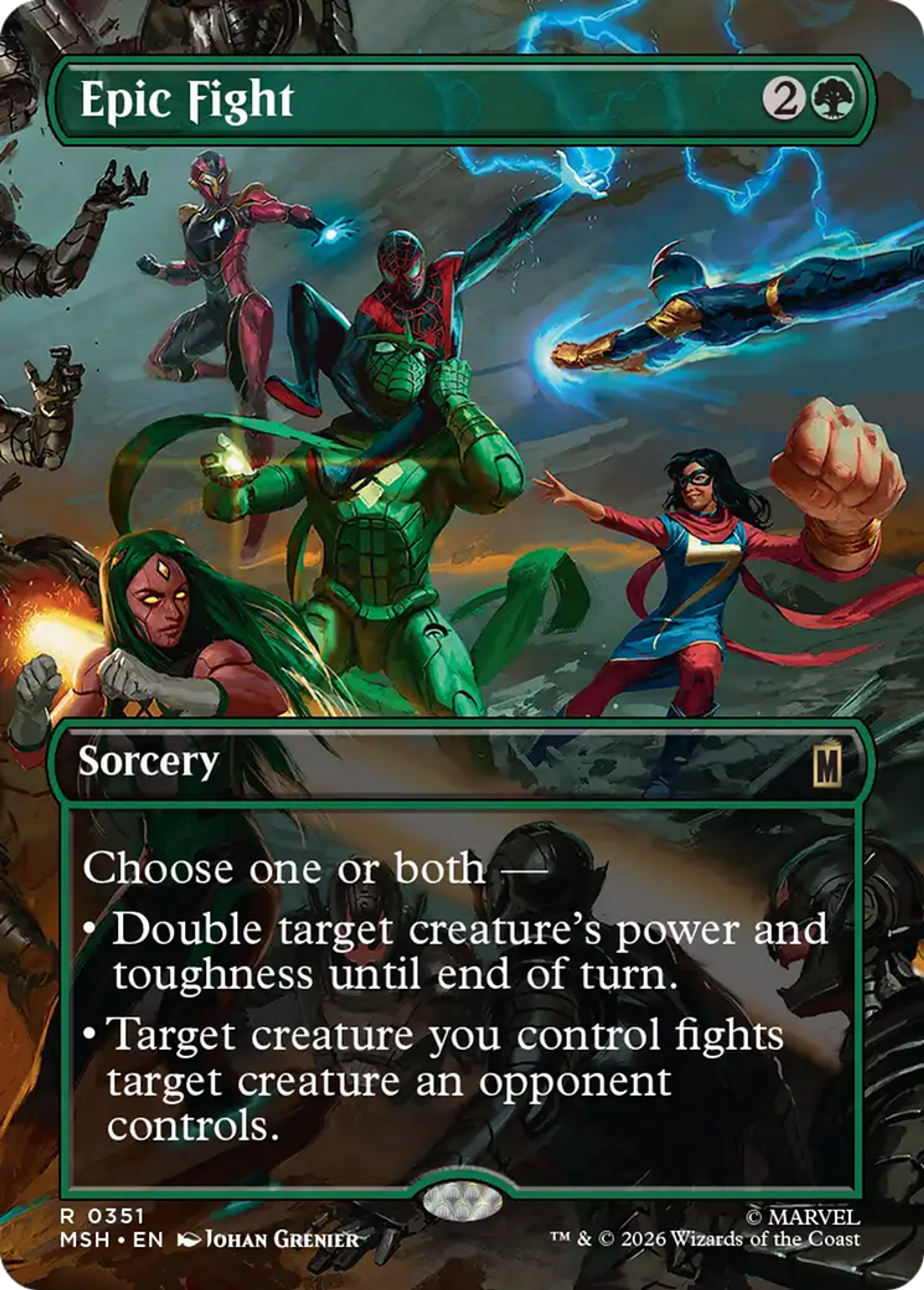 Epic Fight — Marvel Super Heroes — Magic: The Gathering