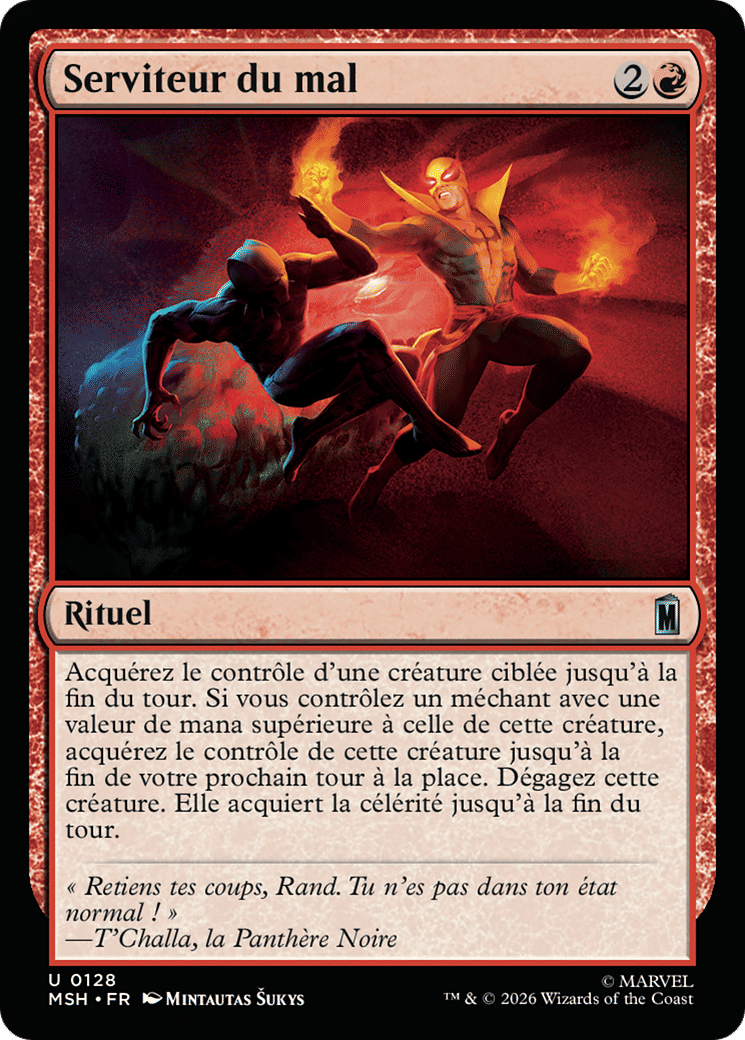 Serviteur du mal — Marvel Super Heroes — Magic: The Gathering