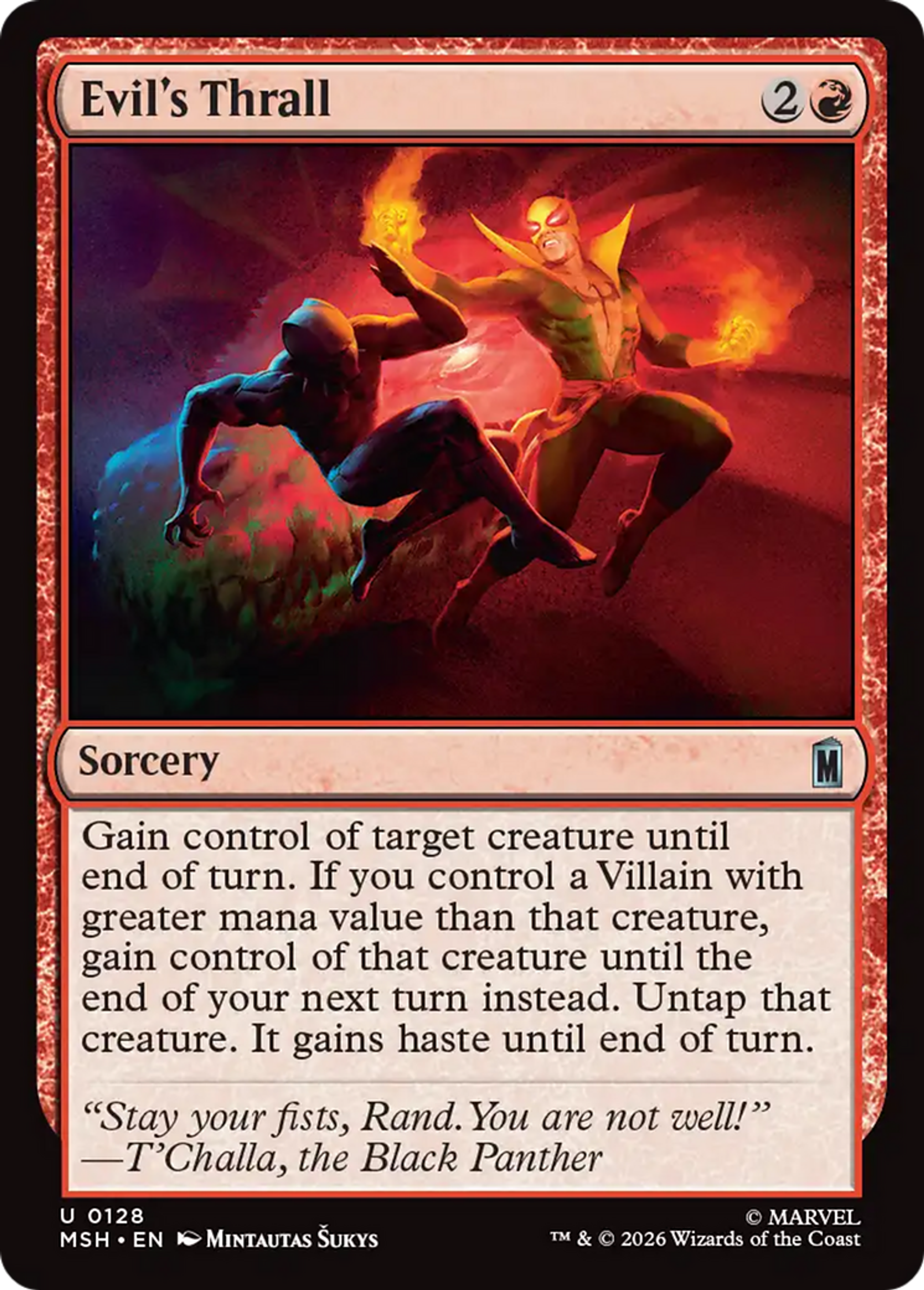 Serviteur du mal — Marvel Super Heroes — Magic: The Gathering