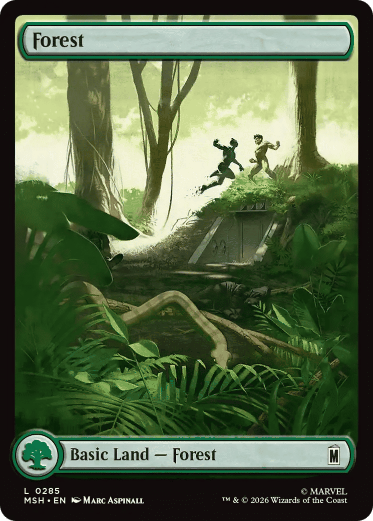 Forest — Marvel Super Heroes — Magic: The Gathering